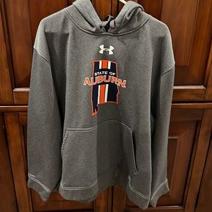 Under Armour State of Auburn Hoodie Gray Size XL Loose